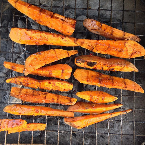 Grilled Sweet Potatoes